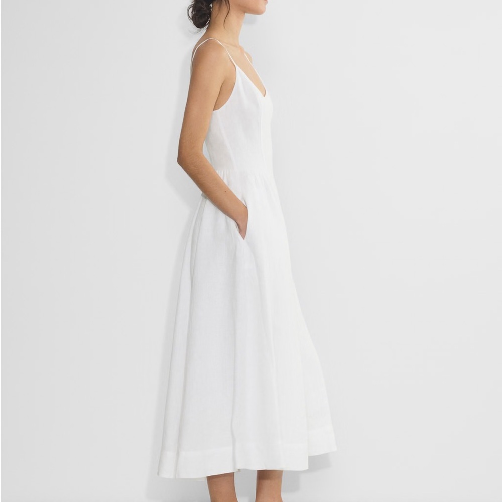 Aritzia White linen Sundress - Picture 3 of 3